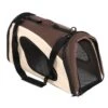 Pet Carrier Brown & Beige: 54 X 26 X 30cm (L X W X H) 2 Pet Carrier Brown & Beige: 54 X 26 X 30cm (L X W X H) -Pet Shop 100821 pla tragetasche fg 5115 3 1