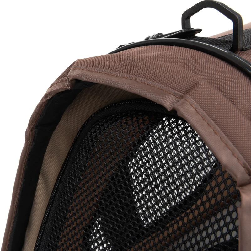 Pet Carrier Brown & Beige: 54 X 26 X 30cm (L X W X H) 11 Pet Carrier Brown & Beige: 54 X 26 X 30cm (L X W X H) - Image 9