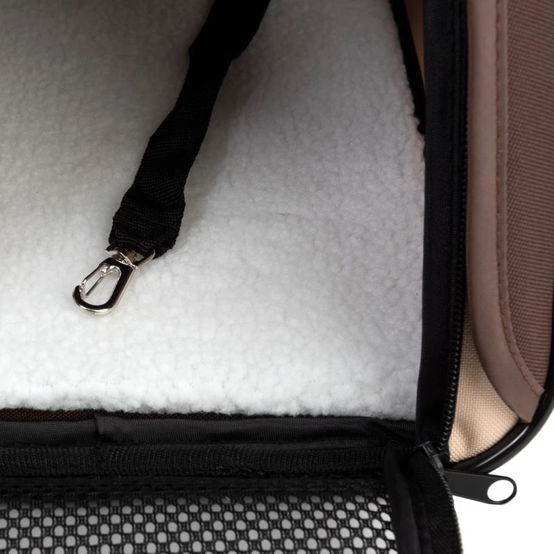 Pet Carrier Brown & Beige: 54 X 26 X 30cm (L X W X H) 10 Pet Carrier Brown & Beige: 54 X 26 X 30cm (L X W X H) - Image 8