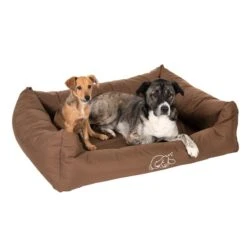 Strong & Soft Dog Bed - Brown 118 X 90 X 24cm (L X W X H) -Pet Shop 104018 strong soft bett fg 6910 2