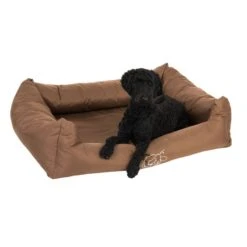 Strong & Soft Dog Bed - Brown 118 X 90 X 24cm (L X W X H) -Pet Shop 104133 strong soft bett fg 6842 7