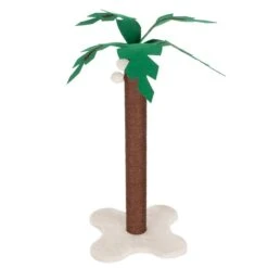 Coco Palm Scratching Post Brown / Cream