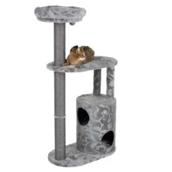 Royal Silver Cat Tree Grey / Floral -Pet Shop 111117 kratzbaum royal silver fg 0651 4