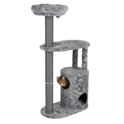 Royal Silver Cat Tree Grey / Floral -Pet Shop 111117 kratzbaum royal silver fg 0656 2