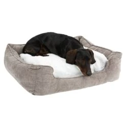 Dog Bed Austin Memory Foam 85 X 75 X 22cm (L X W X H) -Pet Shop 111704 hundebett mem foam austin fg 0631 1