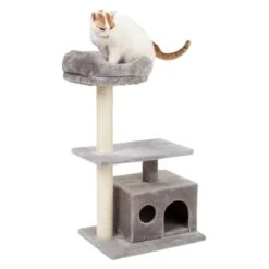 La Digue I Cat Tree Light Grey -Pet Shop 126096 mit katze fg 4486 3