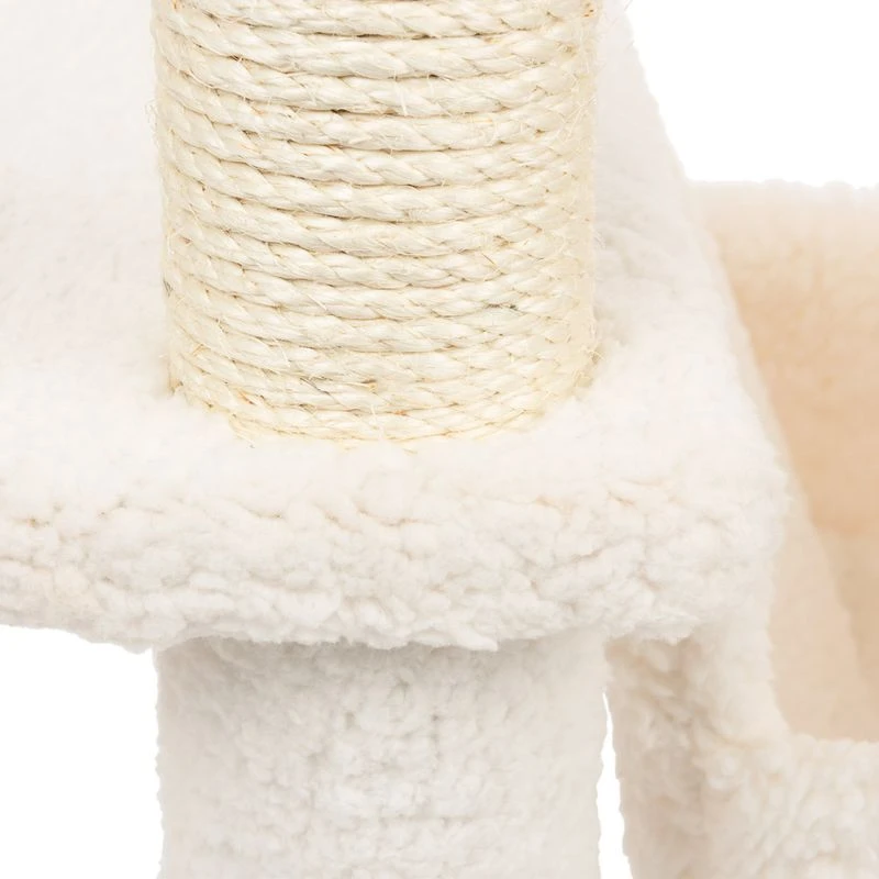 La Digue II Cat Tree Wool White 11 La Digue II Cat Tree Wool White - Image 9