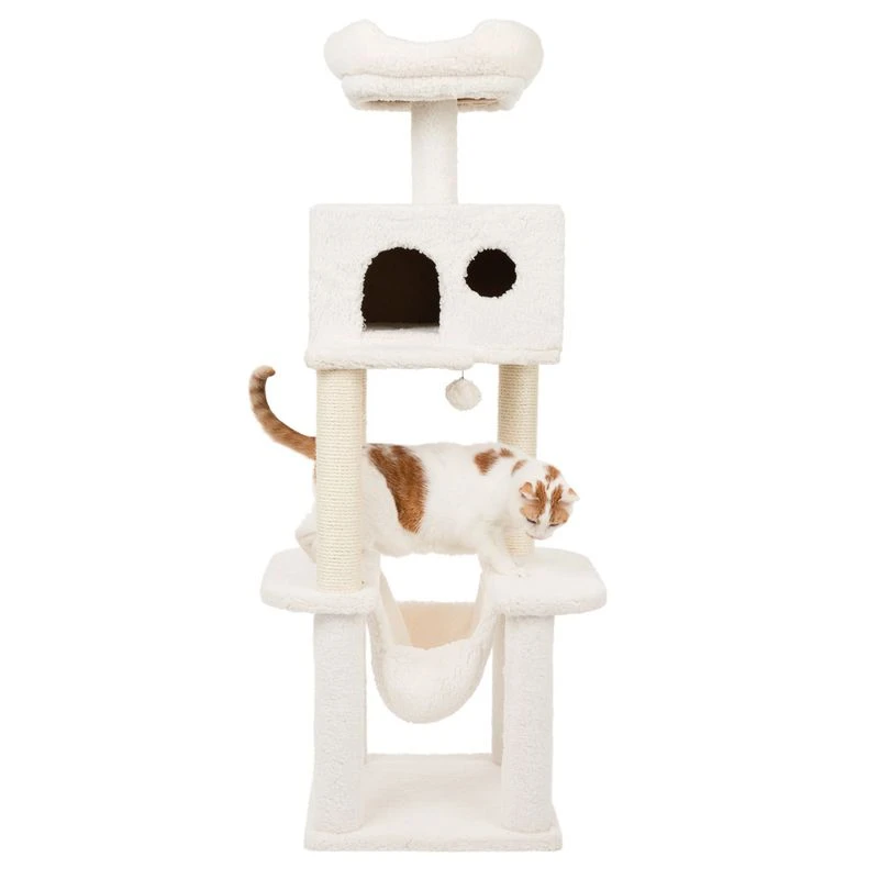 La Digue II Cat Tree Wool White 16 La Digue II Cat Tree Wool White - Image 14