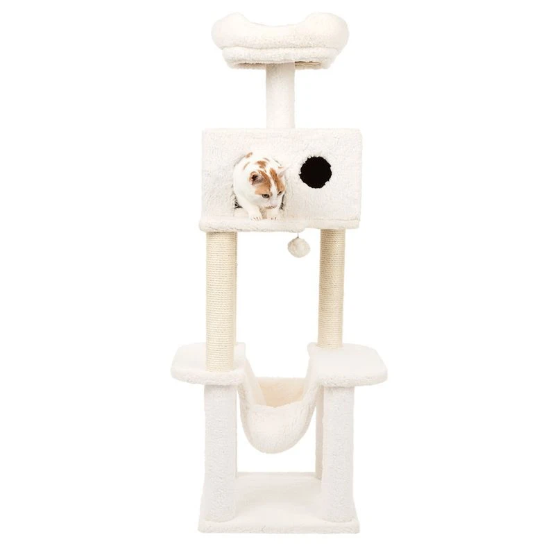 La Digue II Cat Tree Wool White 15 La Digue II Cat Tree Wool White - Image 13