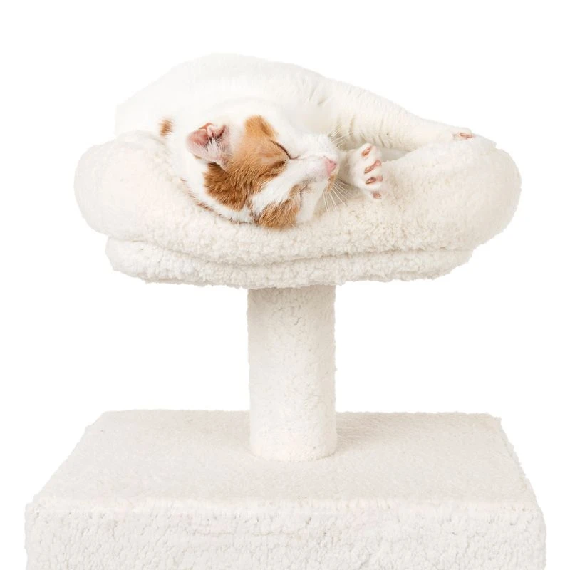 La Digue II Cat Tree Wool White 6 La Digue II Cat Tree Wool White - Image 4
