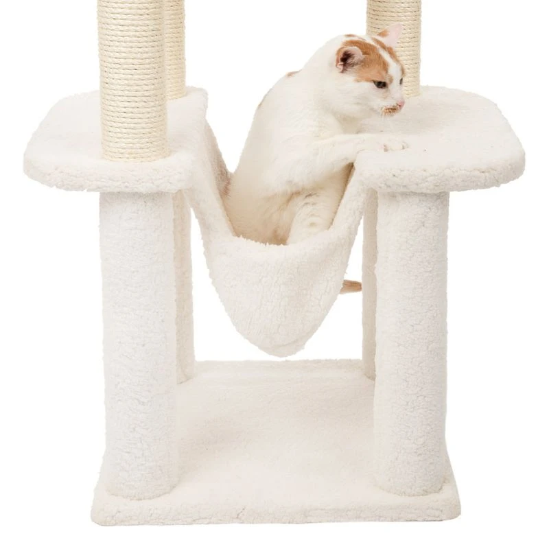 La Digue II Cat Tree Wool White 10 La Digue II Cat Tree Wool White - Image 8
