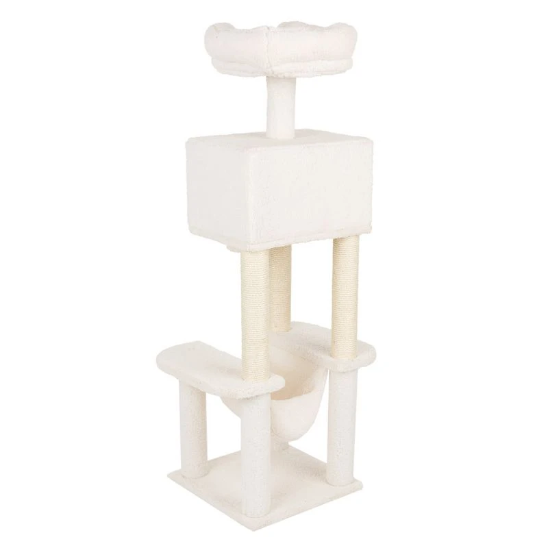 La Digue II Cat Tree Wool White 4 La Digue II Cat Tree Wool White - Image 2