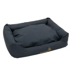 Dog Bed Sleepy Time Grey With Cushion 100 X 75 X 30 Cm (L X W X H) -Pet Shop 145210 sleepy time grau kissen 062013 9 1