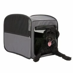 Fiona Collapsible Dog Transport Box Size M: 45.5 X 68.5 X 56cm (W X D X H) -Pet Shop 173101 hundebox fiona pudel fg 6861 5 1