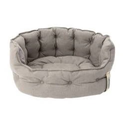 Cozy EcoLIFE Dog Bed Grey 64 X 60 X 30 Cm (L X W X H)