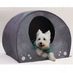 Igloo Dog Den - Grey 71 X 54 X 57 Cm (L X W X H) -Pet Shop 228204 will hunde iglu 01 1 9 1