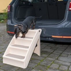 Easy Up Stairs Dog Stairs L 61 X W 40 X H 49 Cm 28 Easy Up Stairs Dog Stairs L 61 X W 40 X H 49 Cm -Pet Shop 230700 treppe auto fg 8516 0
