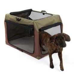 Foldable Dog Box Camo Size L: L 91 X W 61 X H 58 Cm -Pet Shop 257476 camo xl schwei hund fg 3438 5