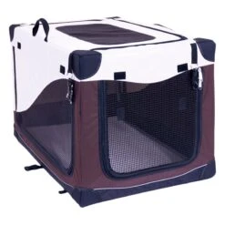 Portable Pet Home M: 76 X 50.5 X 48cm (L X W X H) - Grey 26 Portable Pet Home M: 76 X 50.5 X 48cm (L X W X H) - Grey -Pet Shop 27412 pla transporthuettepethome 4