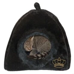Royal Pet Black Cat Den 45 X 45 X 45 Cm (L X W X H) -Pet Shop 307692 katzenh hle royal pet black gold 21 04 2013 9