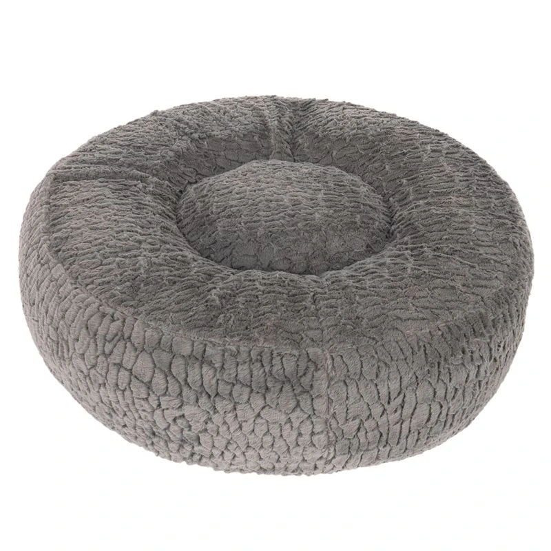 Fluffy Dog Bed Replacement Cover With Cosy Blanket: Light Grey (diameter 90cm) 22 Fluffy Dog Bed Replacement Cover With Cosy Blanket: Light Grey (diameter 90cm) - Image 20