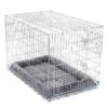 Double Door Crate With Cushion XL: 109 X 69 X 75 Cm (L X W X H)