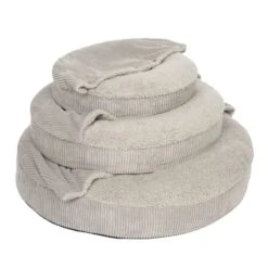 Flocke Dog Bed Grey Replacement Cover (125cm Diameter) -Pet Shop 378697 1 2