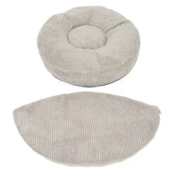 Fluffy Dog Bed Beige 90 X (H) 20cm -Pet Shop 378697 spare cover flocke with blanket fg s 4692 8 4