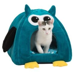Owl Cat Den 40 X 40 X 45 Cm (L X W X H) 17 Owl Cat Den 40 X 40 X 45 Cm (L X W X H) -Pet Shop 448958 katzenh hle eule dsc0340 1