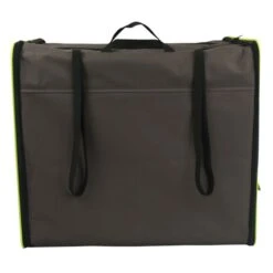 First Class Basic Transport Crate Size M: 61 X 46 X 53.5cm (L X W X H) Grey-Brown & Neon Green -Pet Shop 469744 transporth tte first class basic 05 8 6