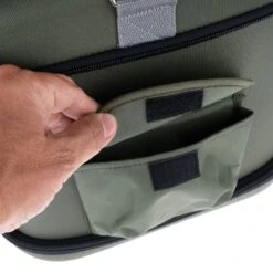 Collapsible Transport Case Grey & Orange: 42 X 32 X 30cm (L X W X H) -Pet Shop 494347 pet transport bag fg 2054 3