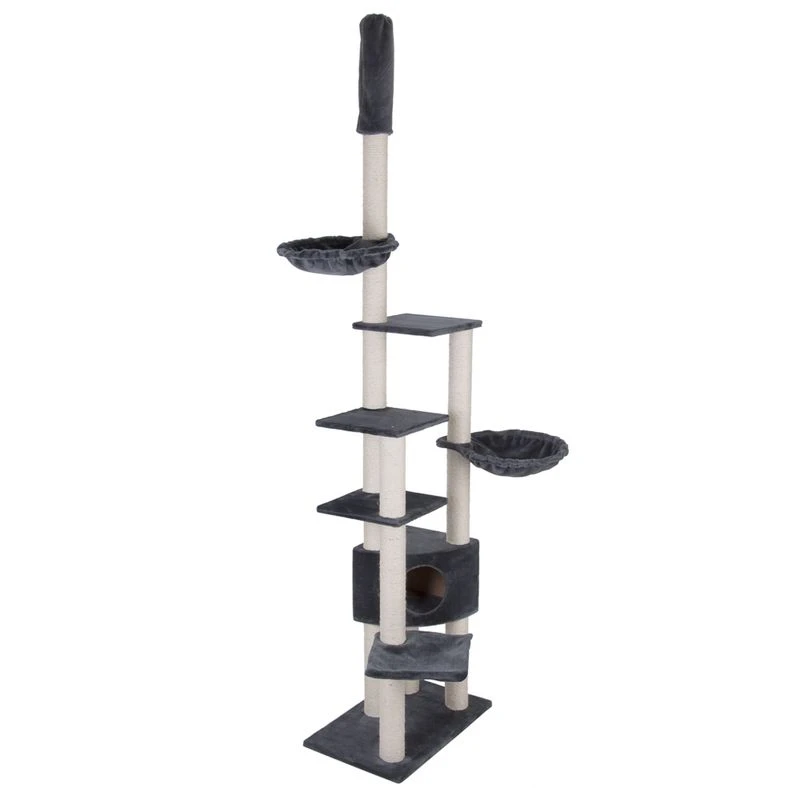 Atlas Cat Tree Grey 20 Atlas Cat Tree Grey - Image 18