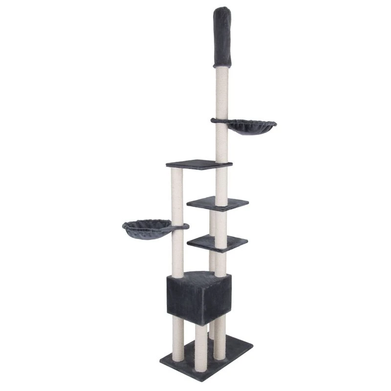 Atlas Cat Tree Grey 4 Atlas Cat Tree Grey - Image 2