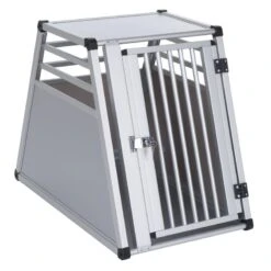 AluRide Dog Crate Size S: 82 X 50 X 65 Cm (L X W X H) -Pet Shop 58713 pla autohundebox aluride s 11 6 0
