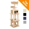 Cat Tree La Digue III Light Grey 1 Cat Tree La Digue III Light Grey -Pet Shop 60379 kratzbaum la digue ii fk 11 2016 6117 8