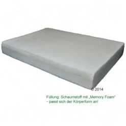 Outdoor Memory Foam Bed 100 X 70 X 12 Cm (L X W X H) -Pet Shop 62900 bett outdoor memory 04 7