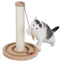 Scratch & Play Play Tree Natural -Pet Shop 63639 PLA zoolove Spielbaum Scratch Play FG30 DSC1044 6