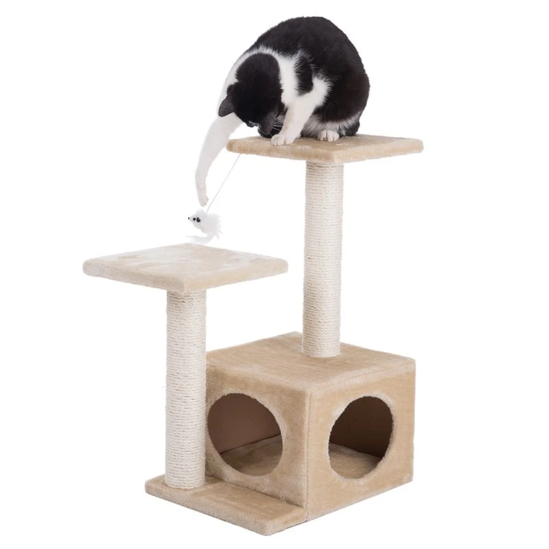 Oasis Cat Tree Beige 12 Oasis Cat Tree Beige - Image 10