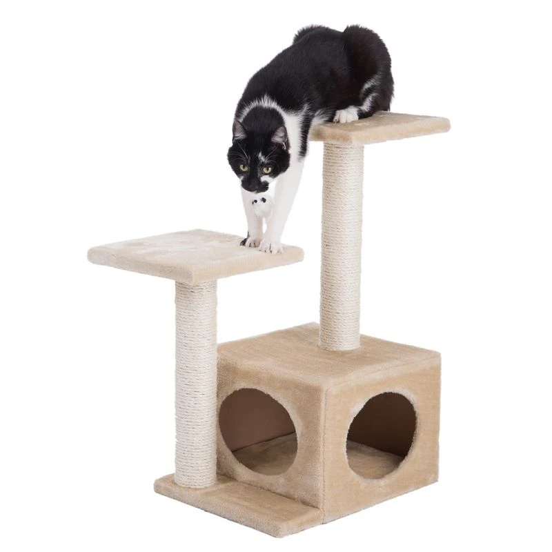Oasis Cat Tree Beige 11 Oasis Cat Tree Beige - Image 9
