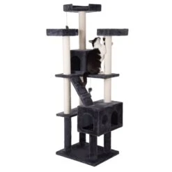 Rapunzel Cat Tree Dark Grey