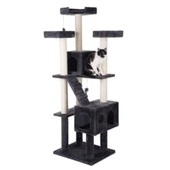 Rapunzel Cat Tree Dark Grey -Pet Shop 64697 rapunzel darkgray fg 24 8