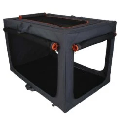 Deluxe Aluminium Folding Nylon Crate M: 76 X 50.5 X 48 Cm (L X W X H)
