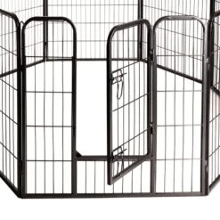 Metal Run For Puppies – 8 Sided 8 Elements, Each 80 X 80 Cm (L X H) -Pet Shop 66614 welpenfreilaufgehege fg 2 8