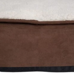 Oval Memory Foam Dog Bed - Brown 118 X 74 X 24 Cm (L X W X H) -Pet Shop 67053 hundebett memory oval braun fg 3299 1