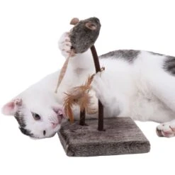 Wild Mouse Cat Toy Set With Sounds & LEDs 2 Piece Set -Pet Shop 67335 sincerepet katzenspielbrett wild mouse fg 7722 3