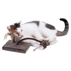 Wild Mouse Cat Toy Set With Sounds & LEDs 2 Piece Set -Pet Shop 67335 sincerepet katzenspielbrett wild mouse fg 7723 5