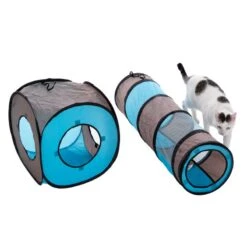Connect 2-in-1 Cat Tunnel 1 Set (1 Tunnel + 1 Dice) -Pet Shop 69261 katzentunnel connect 2in1 fg 3171 6