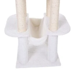 Fluffy II Cat Tree Wool White -Pet Shop 69897 la digue fg 0499 9