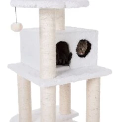 Fluffy II Cat Tree Wool White -Pet Shop 69897 la digue fg 0516 7