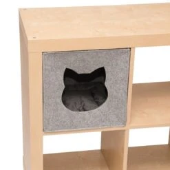 Felt Cat Den For Shelves 33 X 33 X 33 Cm (L X W X H) -Pet Shop 70615 katzenhoehle f regale aus filz fg 5473 1